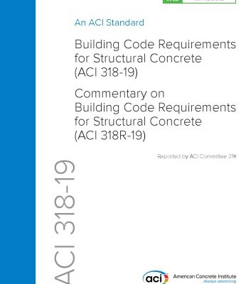 خرید و دانلود نسخه کامل کتاب Building Code Requirements and Commentary for Structural Concrete (ACI 318-19)