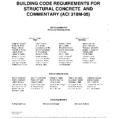 خرید و دانلود نسخه کامل کتاب Building Code Requirements for Structural Concrete and Commentary