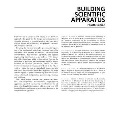 خرید و دانلود نسخه کامل کتاب Building Scientific Apparatus