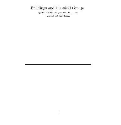 خرید و دانلود نسخه کامل کتاب Buildings and Classical Groups