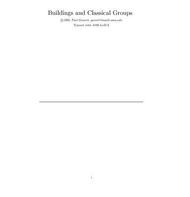 خرید و دانلود نسخه کامل کتاب Buildings and Classical Groups
