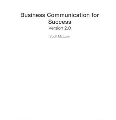 خرید و دانلود نسخه کامل کتاب Business Communication for Success