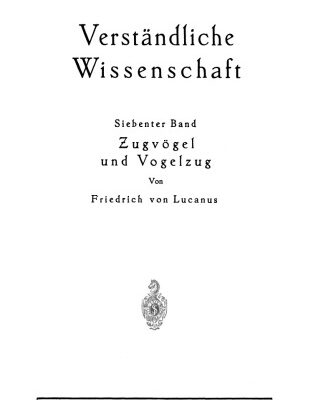خرید و دانلود نسخه کامل کتاب Ƶugvögel und Vogelzug