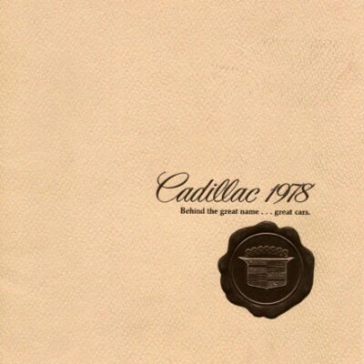 خرید و دانلود نسخه کامل کتاب Cadillac 1978. Behind the great name… great cars