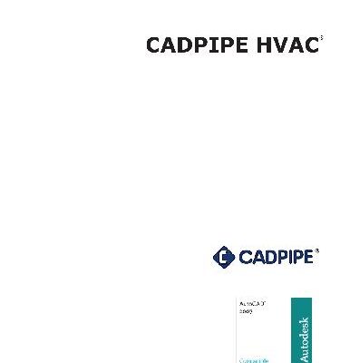 خرید و دانلود نسخه کامل کتاب Cadpipe Hvac Ver 8.1 Manuals