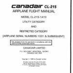 خرید و دانلود نسخه کامل کتاب Canadair CL-215 Airplane Flight Manual