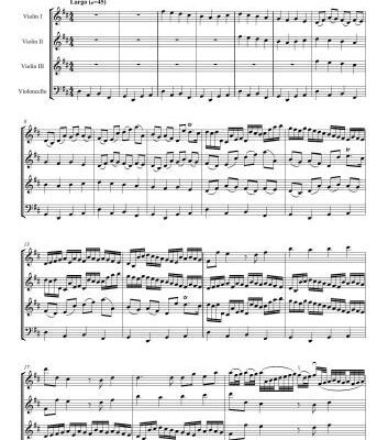 خرید و دانلود نسخه کامل کتاب Canon in D. String quartet