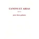 خرید و دانلود نسخه کامل کتاب Canons et arias, Op. 92a, pour deux guitares (Guitar Scores)