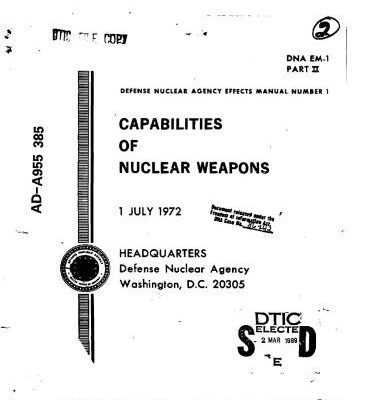 خرید و دانلود نسخه کامل کتاب Capabilities of Nuclear Weapons. Part II, Damage Criteria