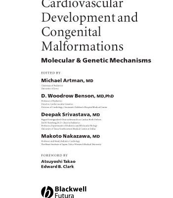 خرید و دانلود نسخه کامل کتاب Cardiovascular Development and Congenital Malformations: Molecular & Genetic Mechanisms