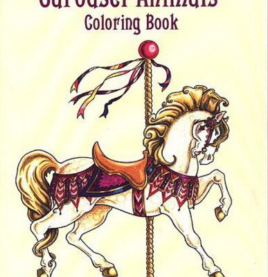 خرید و دانلود نسخه کامل کتاب Carousel Animals Coloring Book