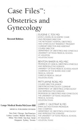 خرید و دانلود نسخه کامل کتاب Case Files Obstetrics and Gynecology (Lange Case Files), 2nd Edition_68eaceec00898.jpeg خرید و دانلود نسخه کامل کتاب Case Files Obstetrics and Gynecology (Lange Case Files), 2nd Edition