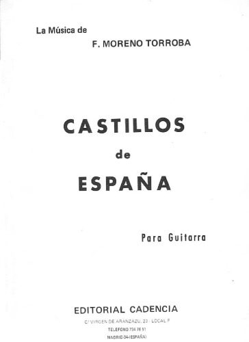 خرید و دانلود نسخه کامل کتاب Castillos de Espana (Guitar Score)_68dfa05c1d74d.jpeg خرید و دانلود نسخه کامل کتاب Castillos de Espana (Guitar Score)