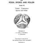 خرید و دانلود نسخه کامل کتاب Catalog of fossil spores and pollen. Volume 40. Triassic – Cretaceous Spores and Pollen