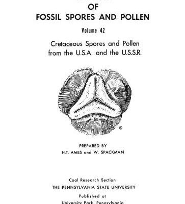خرید و دانلود نسخه کامل کتاب Catalog of fossil spores and pollen. Volume 42. Cretaceous Spores and Pollen from the U.S.A. and the U.S.S.R