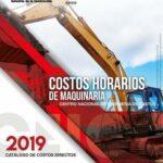 خرید و دانلود نسخه کامل کتاب Catálogo de costos horarios de maquinaria 2019