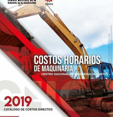 خرید و دانلود نسخه کامل کتاب Catálogo de costos horarios de maquinaria 2019