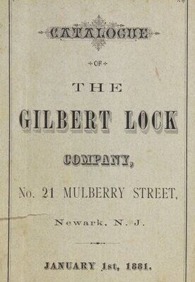 خرید و دانلود نسخه کامل کتاب Catalogue of the Gilbert Lock Company