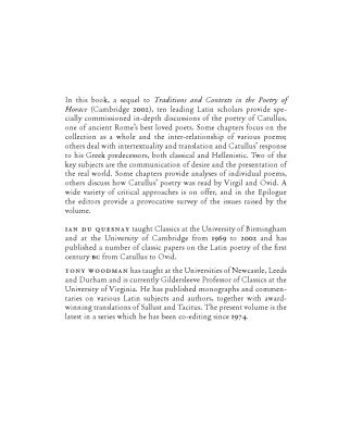 خرید و دانلود نسخه کامل کتاب Catullus: Poems, Books, Readers