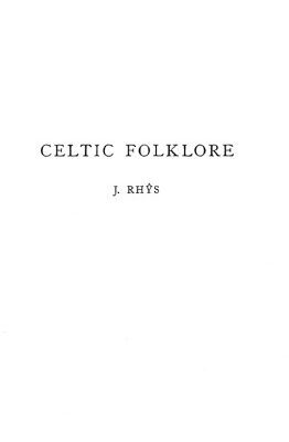 خرید و دانلود نسخه کامل کتاب Celtic folklore : Welsh and Manx