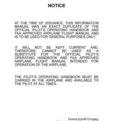 خرید و دانلود نسخه کامل کتاب Cessna-172S Skyhawk SP NavIII Information Manual