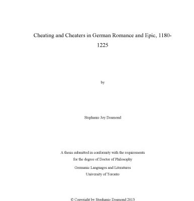 خرید و دانلود نسخه کامل کتاب Cheating and Cheaters in German Romance and Epic, 1180-1225