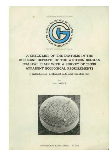 خرید و دانلود نسخه کامل کتاب Check-list of the diatoms in the holocene deposits of the western belgian coastal plain with a surgery of their apparent ecological requirements part 1_68ea5b56aae4c.jpeg خرید و دانلود نسخه کامل کتاب Check-list of the diatoms in the holocene deposits of the western belgian coastal plain with a surgery of their apparent ecological requirements part 1