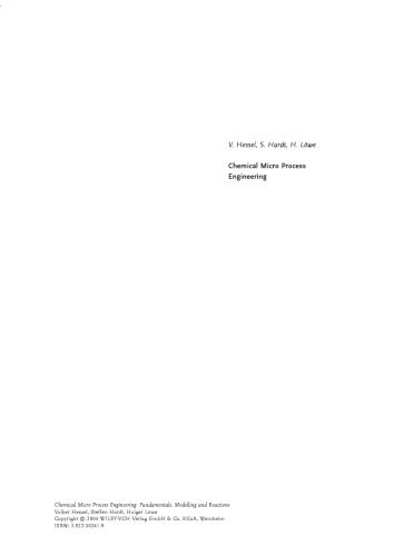 خرید و دانلود نسخه کامل کتاب Chemical Micro Process Engineering: Fundamentals, Modelling and Reactions_68dd8651c8c27.jpeg خرید و دانلود نسخه کامل کتاب Chemical Micro Process Engineering: Fundamentals, Modelling and Reactions