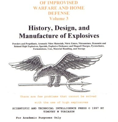 خرید و دانلود نسخه کامل کتاب Chemistry Explosives Scientific Principles Of Improvised Warfare And Home Defense