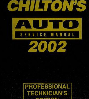 خرید و دانلود نسخه کامل کتاب Chilton’s Auto Service Manual 2002 Edition