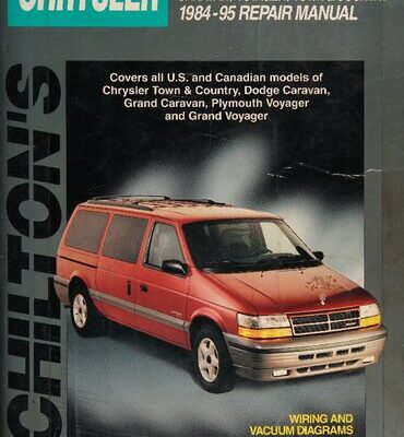 خرید و دانلود نسخه کامل کتاب Chilton’s Chrysler Caravan and Voyager 1984-95 Repair Manual