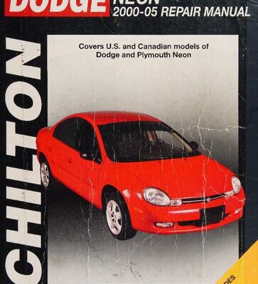 خرید و دانلود نسخه کامل کتاب Chilton’s Dodge Neon 2000-05 Repair Manual