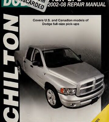 خرید و دانلود نسخه کامل کتاب Chilton’s Dodge Pick-Ups 2002-08 Repair Manual