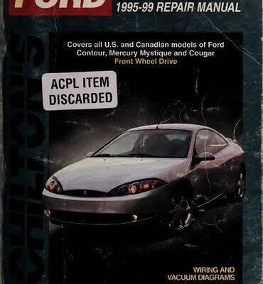 خرید و دانلود نسخه کامل کتاب Chilton’s Ford Contour/Mystique/Cougar 1995-99 Repair Manual