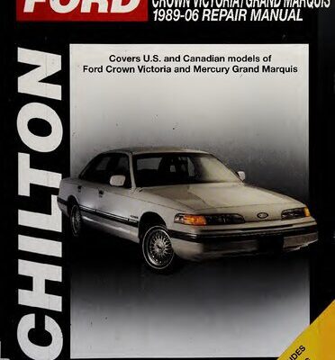 خرید و دانلود نسخه کامل کتاب Chilton’s Ford Crown Victoria/Grand Marquis 1989-06 Repair Manual