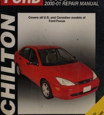 خرید و دانلود نسخه کامل کتاب Chilton’s Ford Focus 2000-01 Repair Manual