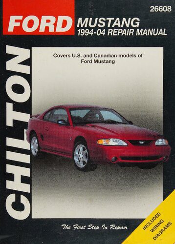 خرید و دانلود نسخه کامل کتاب Chilton’s Ford Mustang 1994-04 Repair Manual_68fc0f6a6546f.jpeg خرید و دانلود نسخه کامل کتاب Chilton’s Ford Mustang 1994-04 Repair Manual