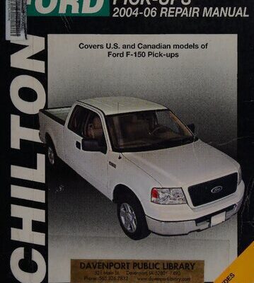 خرید و دانلود نسخه کامل کتاب Chilton’s Ford Pick-Ups 2004-06 Repair Manual: Covers U.S. and Canadian Models of Ford F-150 Pick-Ups