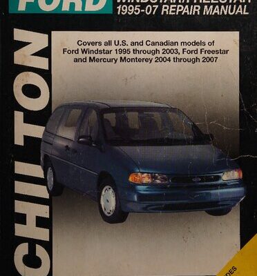 خرید و دانلود نسخه کامل کتاب Chilton’s Ford Windstar/Freestar 1995-07 Repair Manual
