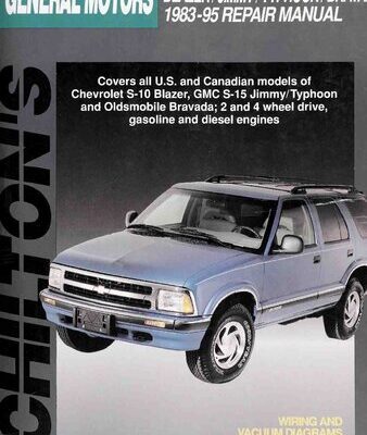 خرید و دانلود نسخه کامل کتاب Chilton’s General Motors Blazer/Jimmy/Typhoon/Bravada 1983-95 Repair Manual
