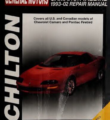 خرید و دانلود نسخه کامل کتاب Chilton’s General Motors Camaro/Firebird 1993-02 Repair Manual