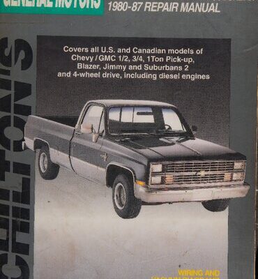 خرید و دانلود نسخه کامل کتاب Chilton’s General Motors Chevy/GMC Pick-Ups & Suburban 1980-1987 Repair Manual