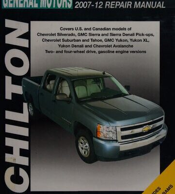 خرید و دانلود نسخه کامل کتاب Chilton’s General Motors Full-Size Trucks 2007-12 Repair Manual