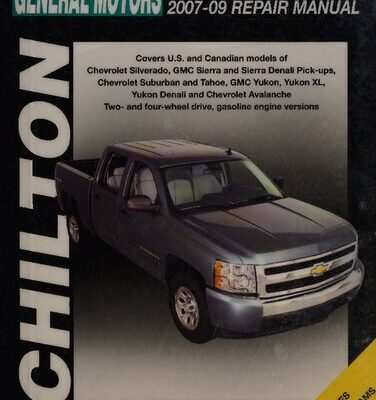 خرید و دانلود نسخه کامل کتاب Chiltons General Motors Pick-Ups 2007-09 Repair Manual