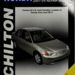 خرید و دانلود نسخه کامل کتاب Chilton’s Honda Civic & CR-V 2001-2004 Repair Manual