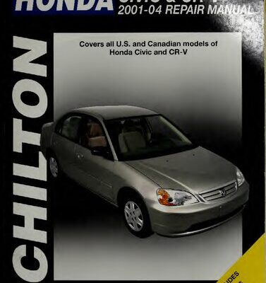 خرید و دانلود نسخه کامل کتاب Chilton’s Honda Civic & CR-V 2001-2004 Repair Manual