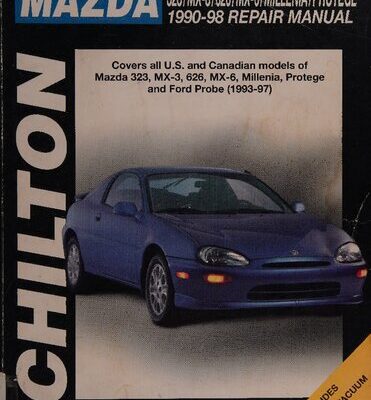 خرید و دانلود نسخه کامل کتاب Chilton’s Mazda 323/MX-3/626/Millenia/Protege/Ford Probe 1990-98 Repair Manual