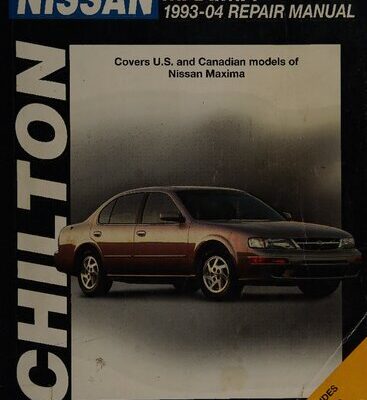 خرید و دانلود نسخه کامل کتاب Chilton’s Nissan Maxima 1993-04 Repair Manual