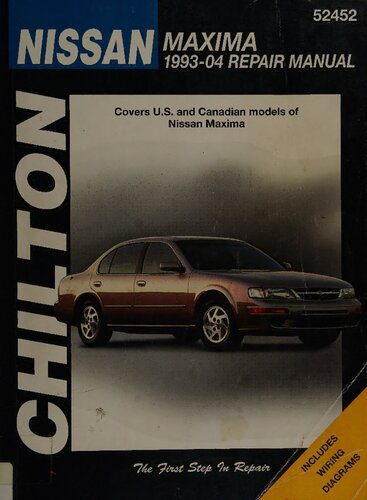 خرید و دانلود نسخه کامل کتاب Chilton’s Nissan Maxima 1993-04 Repair Manual_68fbff9a23a82.jpeg خرید و دانلود نسخه کامل کتاب Chilton’s Nissan Maxima 1993-04 Repair Manual