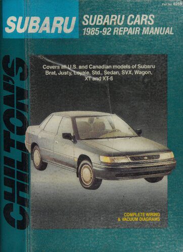 خرید و دانلود نسخه کامل کتاب Chilton’s Subaru Cars 1985-92 Repair Manual_68fb2eba70568.jpeg خرید و دانلود نسخه کامل کتاب Chilton’s Subaru Cars 1985-92 Repair Manual